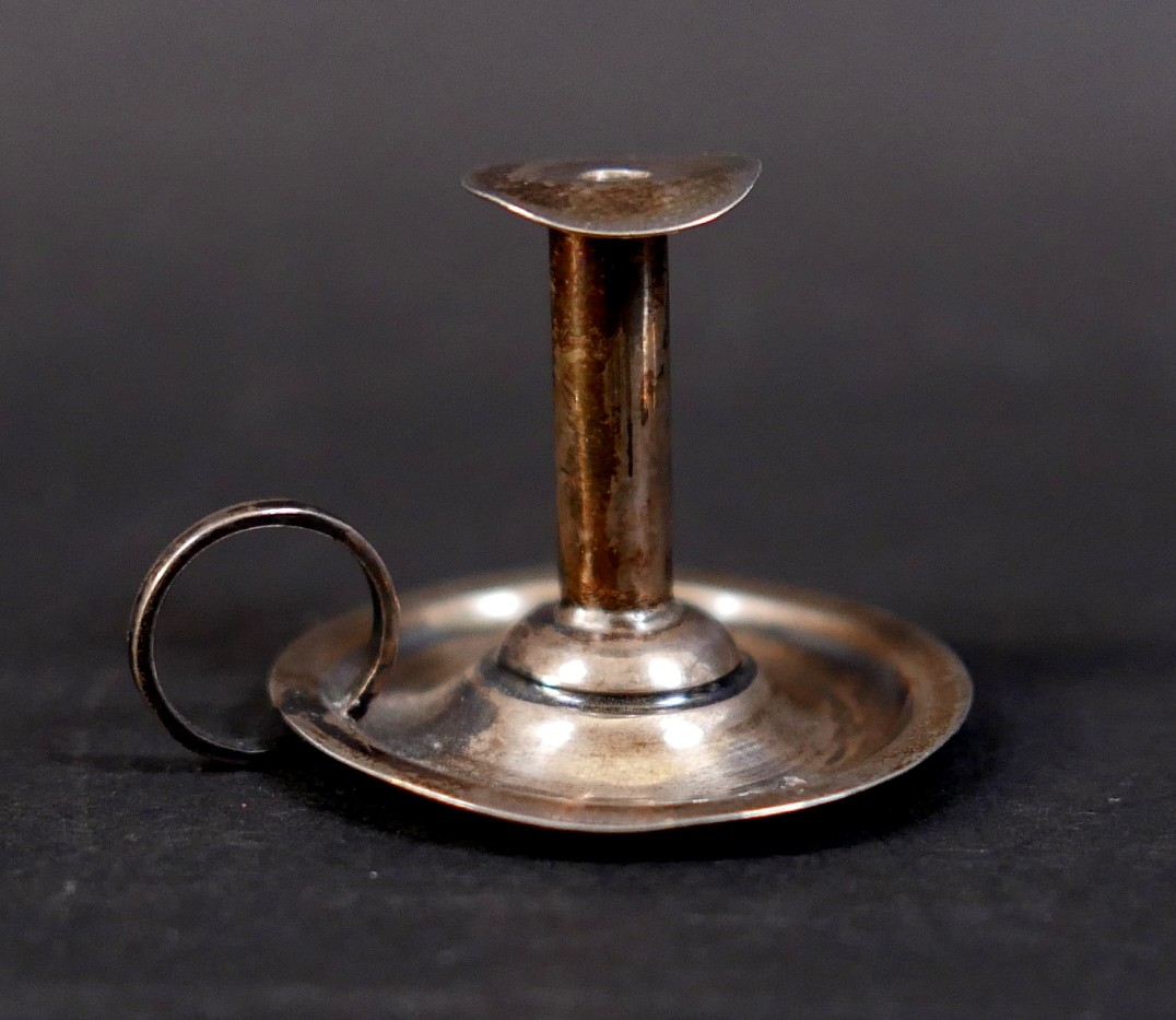 A small group of silver items, comprising a Victorian silver baby's rattle with coral teether, - Image 7 of 8