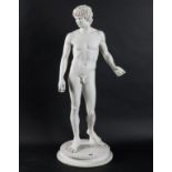 AN ANTHONY REDMILE COMPOSITE FIGURE OF ANTINOUS AFTER THE ANTIQUE