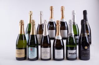 10 BOTTLES CANADIAN AND 2 HUNGARIAN SPARKLING WINE
