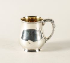 A TIFFANY AND CO STERLING SILVER MUG