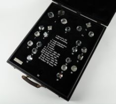 A CASED COLLECTION OF DIAMOND POLISHING STAGE MODELS