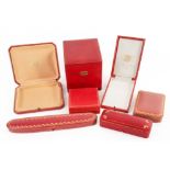 A COLLECTION OF ANTIQUE CARTIER BOXES (7)