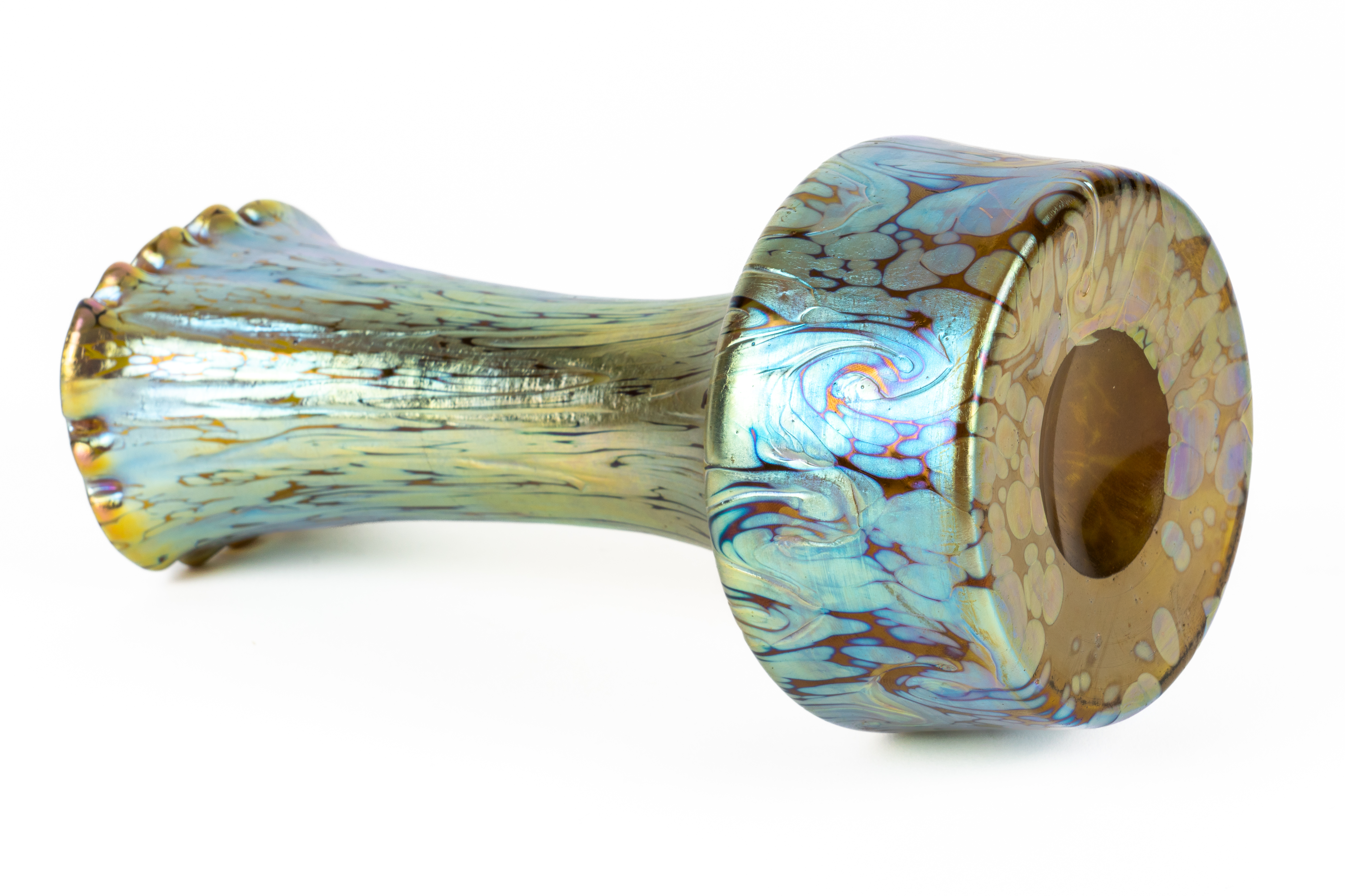 A LOETZ PHAENOMEN PG 7766 IRIDESCENT GLASS VASE - Image 3 of 3