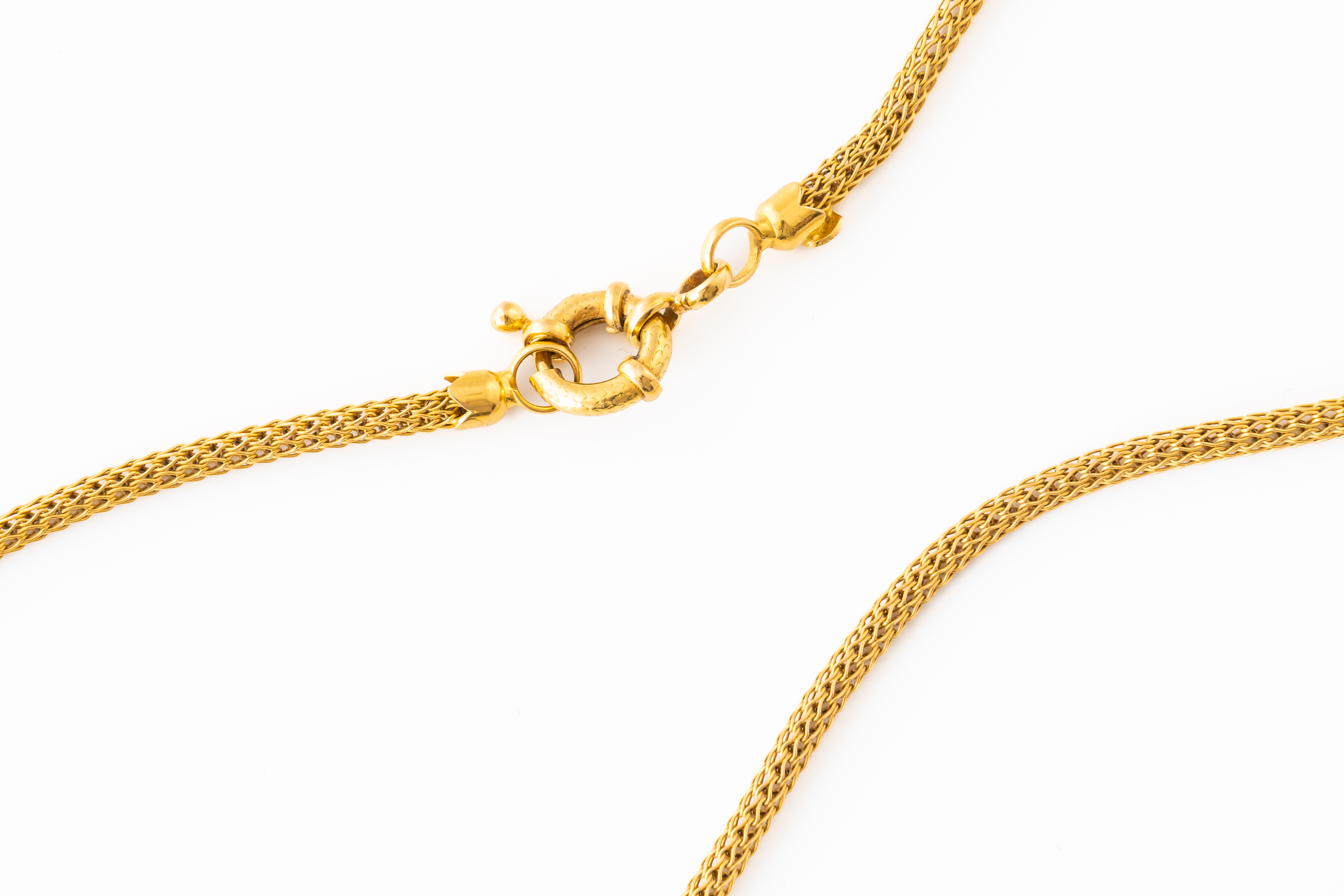 AN 18CT GOLD NECKLACE CHAIN - Image 3 of 3