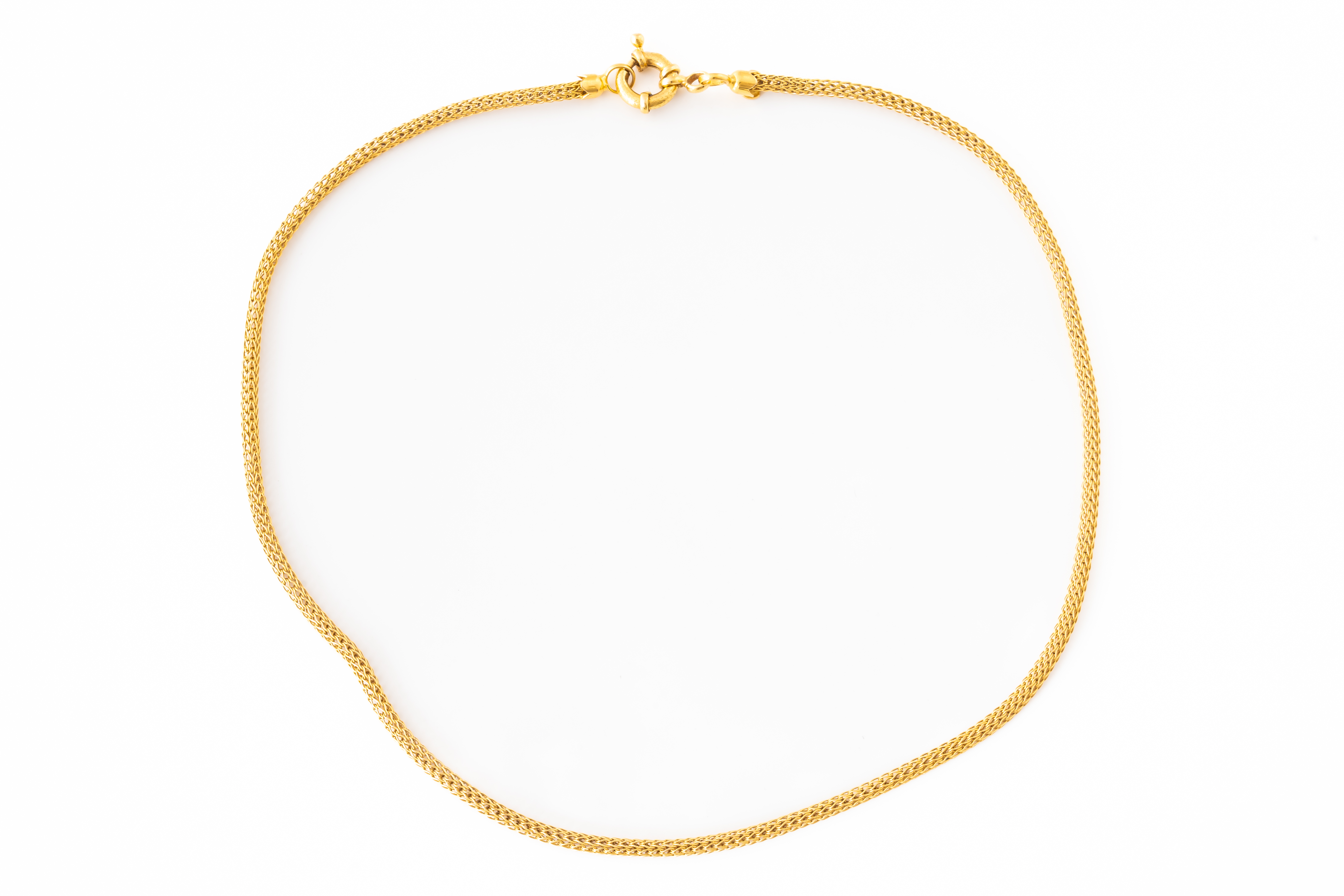 AN 18CT GOLD NECKLACE CHAIN - Image 2 of 3