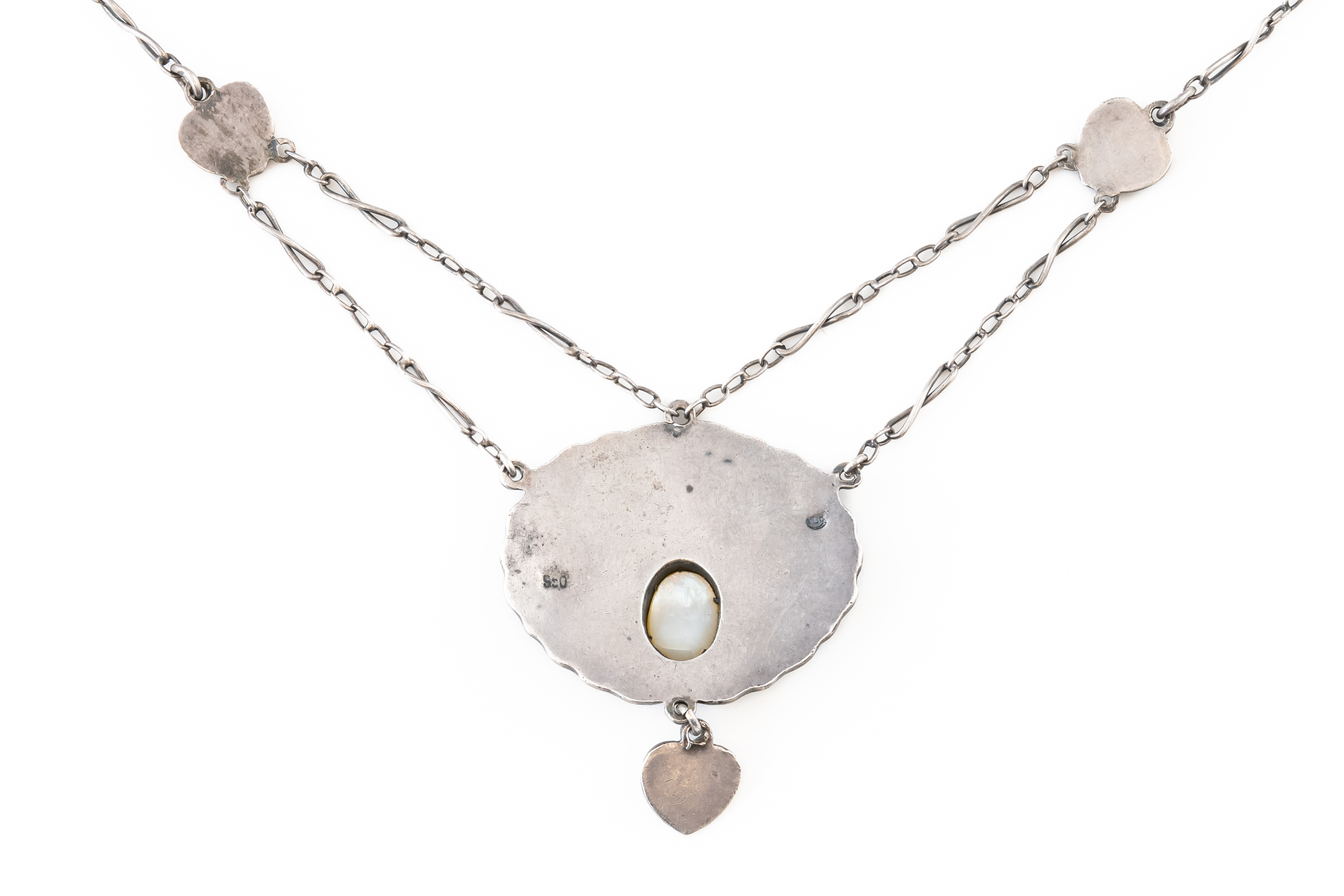 MURRLE BENNET - A PEARL AND ENAMEL PENDANT - Image 2 of 2