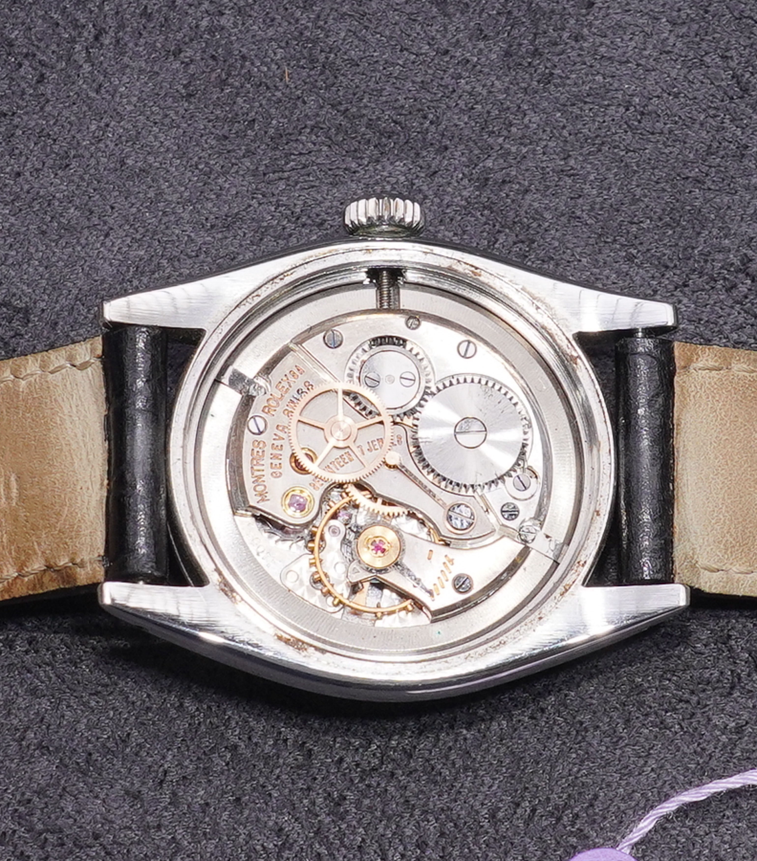 ROLEX OYSTER PRECISION: A GENTLEMAN'S STAINLESS STEEL MANUAL WIND WRISTWATCH - Image 6 of 7