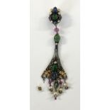 ATTRIBUTED TO DORRIE NOSSITER: A GEMSET PENDANT