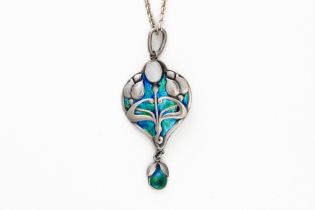 MURRLE BENNET - AN ENAMEL PENDANT