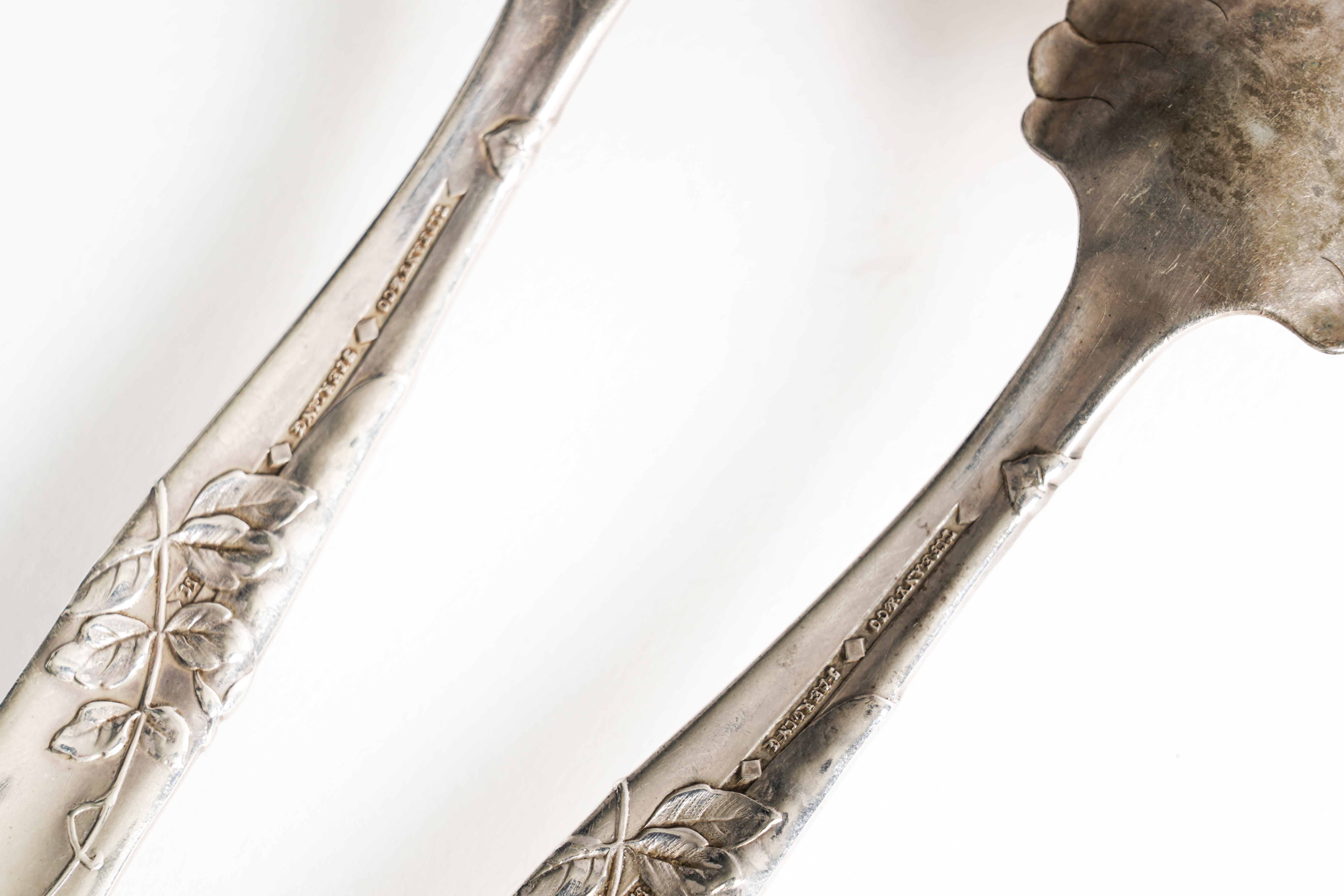 A PAIR OF TIFFANY AND CO STERLING SERVERS (2) - Image 4 of 4
