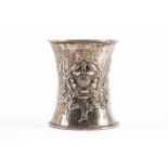 A RAMSDEN AND CARR SILVER NAPKIN RING