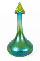 A LOETZ CRETE PAPILLON GLASS SOLIFLEUR VASE