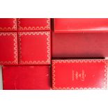 A COLLECTION OF CARTIER BOXES (6)
