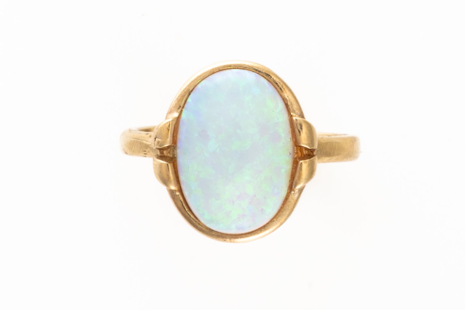 TWO OPAL RINGS (2) - Image 2 of 6