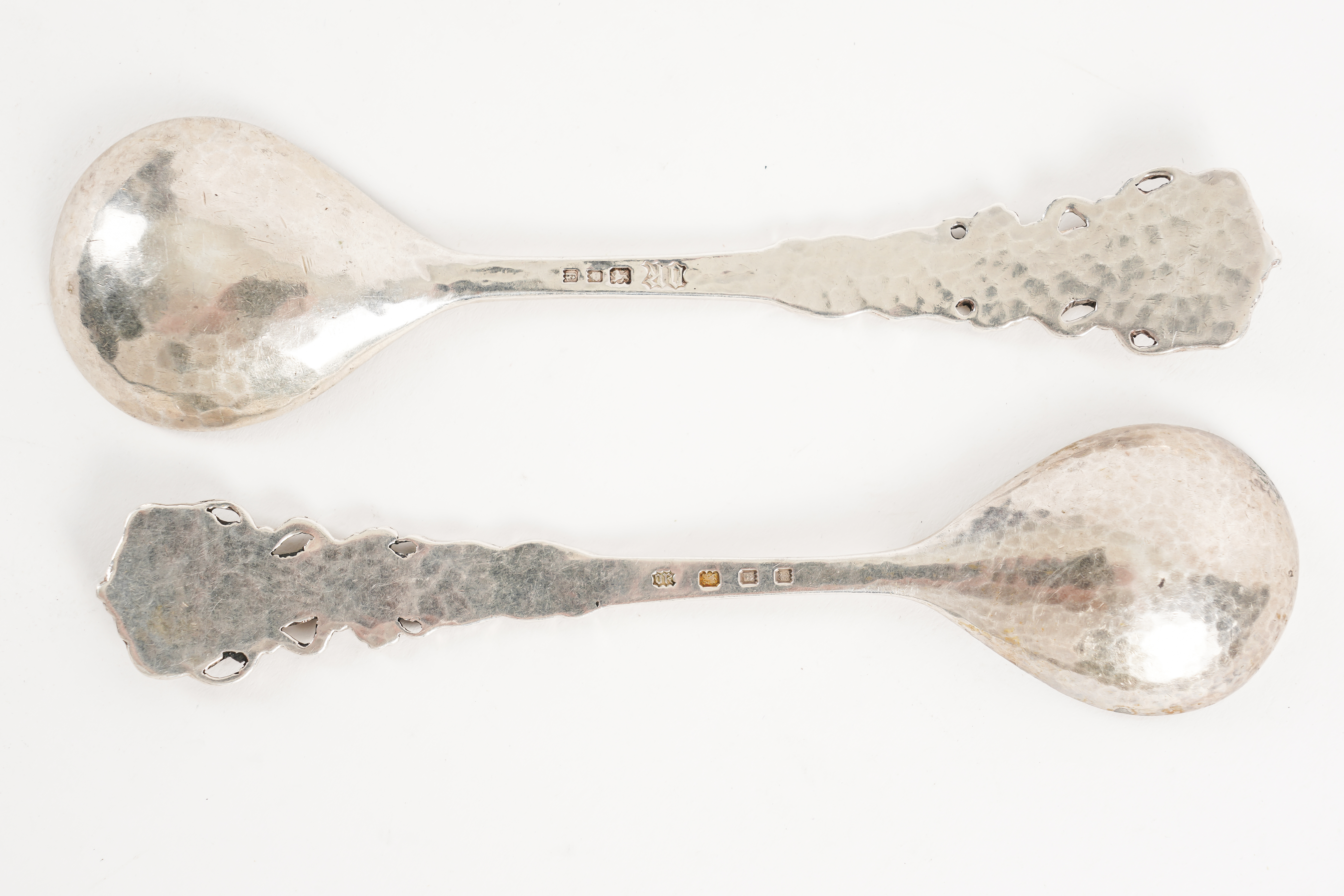 TWO SIMILAR OMAR RAMSDEN SILVER SPOONS (2) - Image 4 of 4