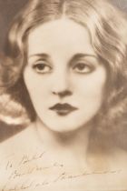 AN AUTOGRAPHED PHOTOGRAPH OF THE ACTRESS TULLULAH BANKHEAD (1902-1968)