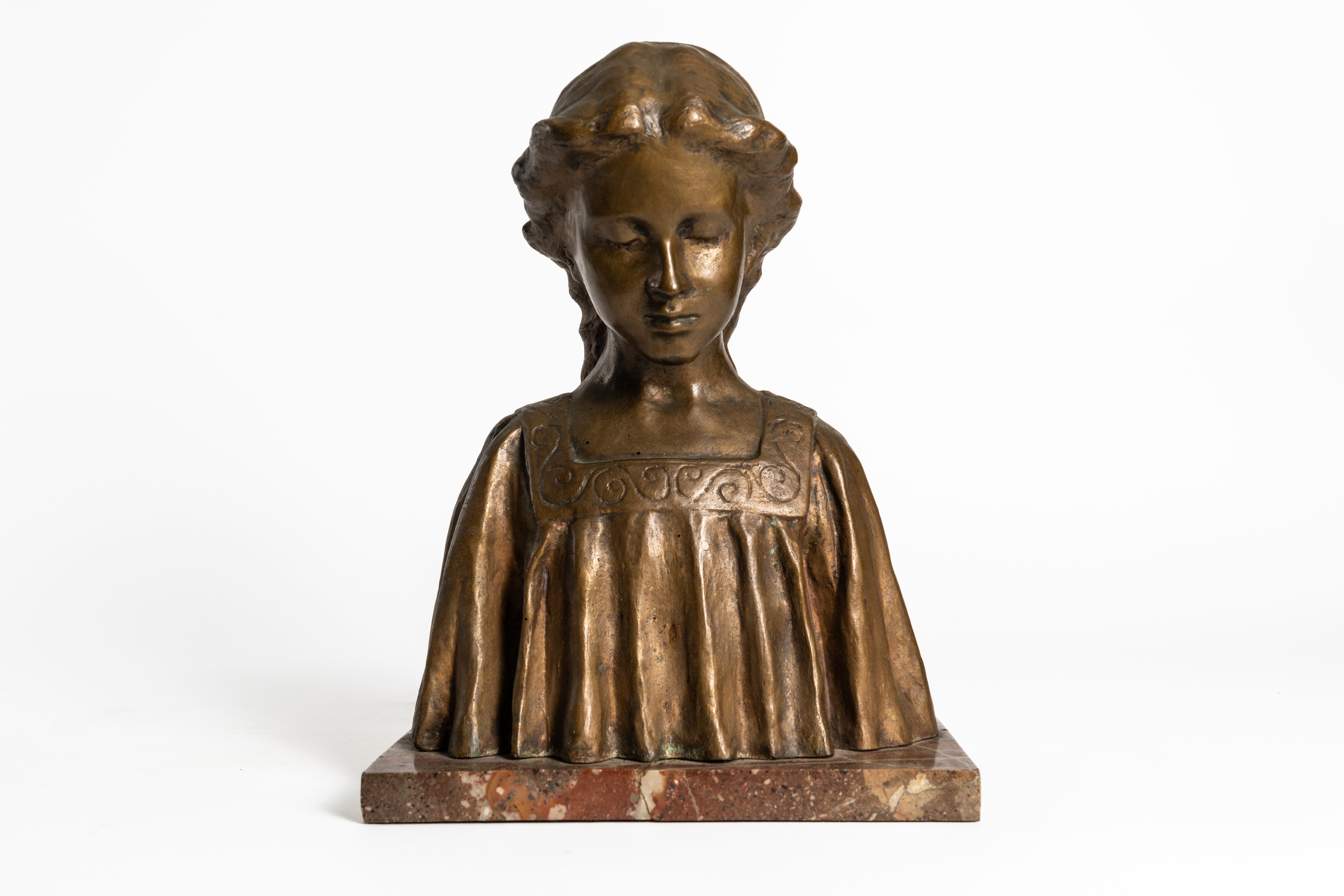 THREE FEMALE BUSTS INCLUDING ‘BEATRICE’ AFTER GEORGE COUDRAY (3) - Image 2 of 10