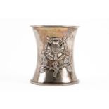 AN OMAR RAMSDEN SILVER NAPKIN RING