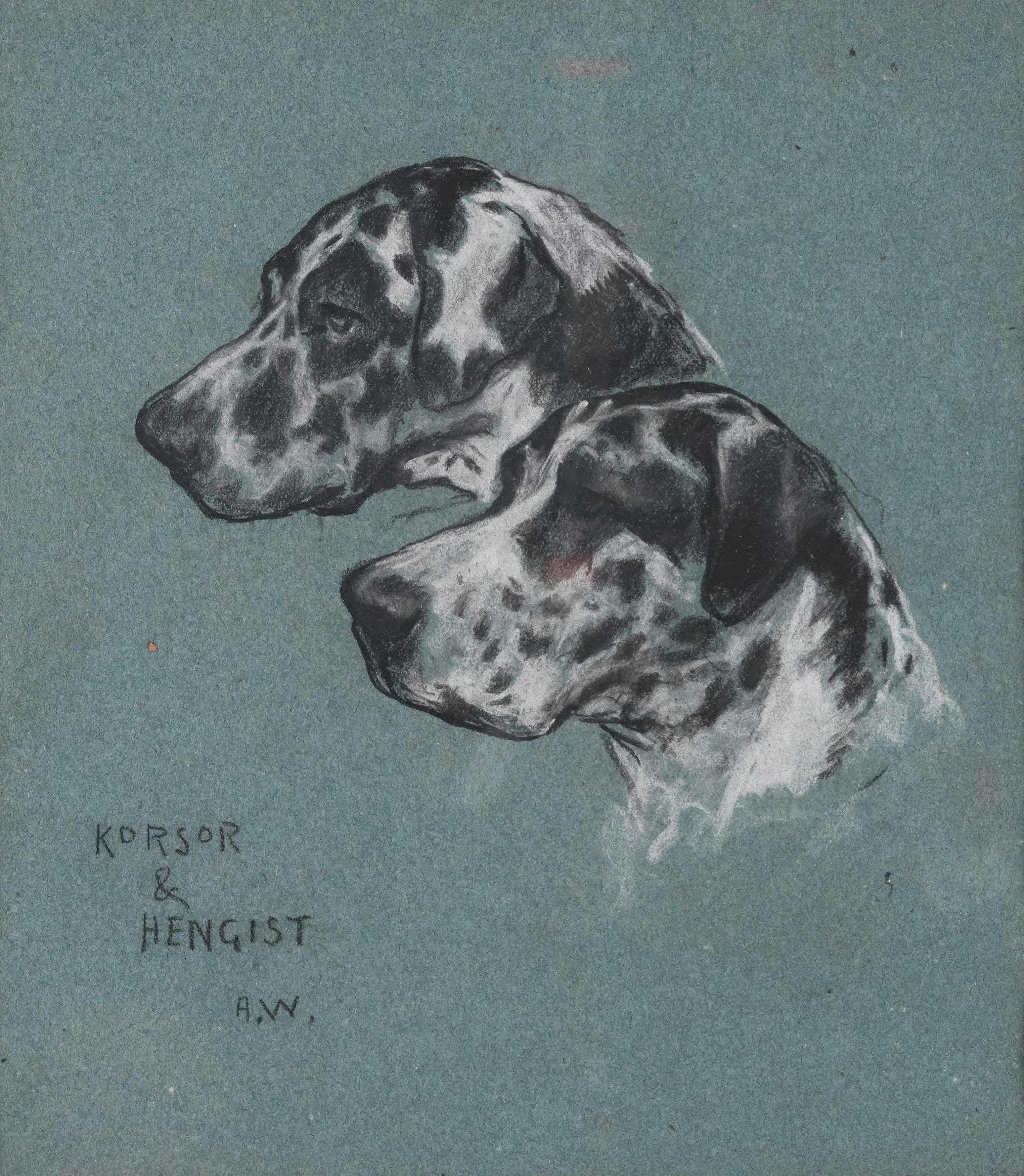 ARTHUR WARDLE (BRITISH, 1864-1949) (four framed as one)