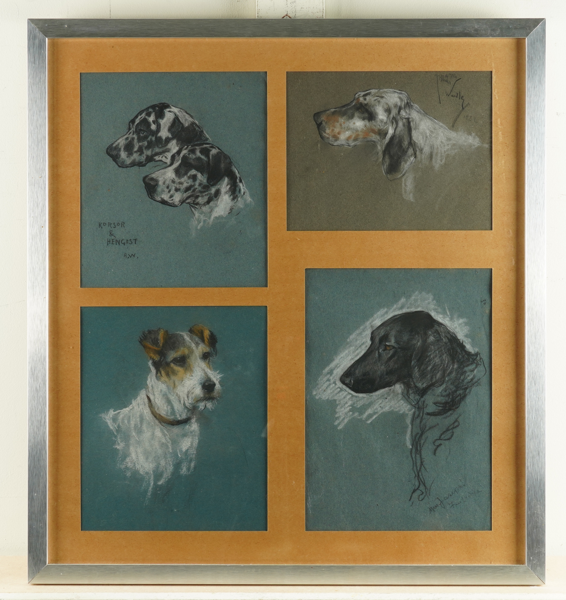 ARTHUR WARDLE (BRITISH, 1864-1949) (four framed as one) - Image 6 of 7