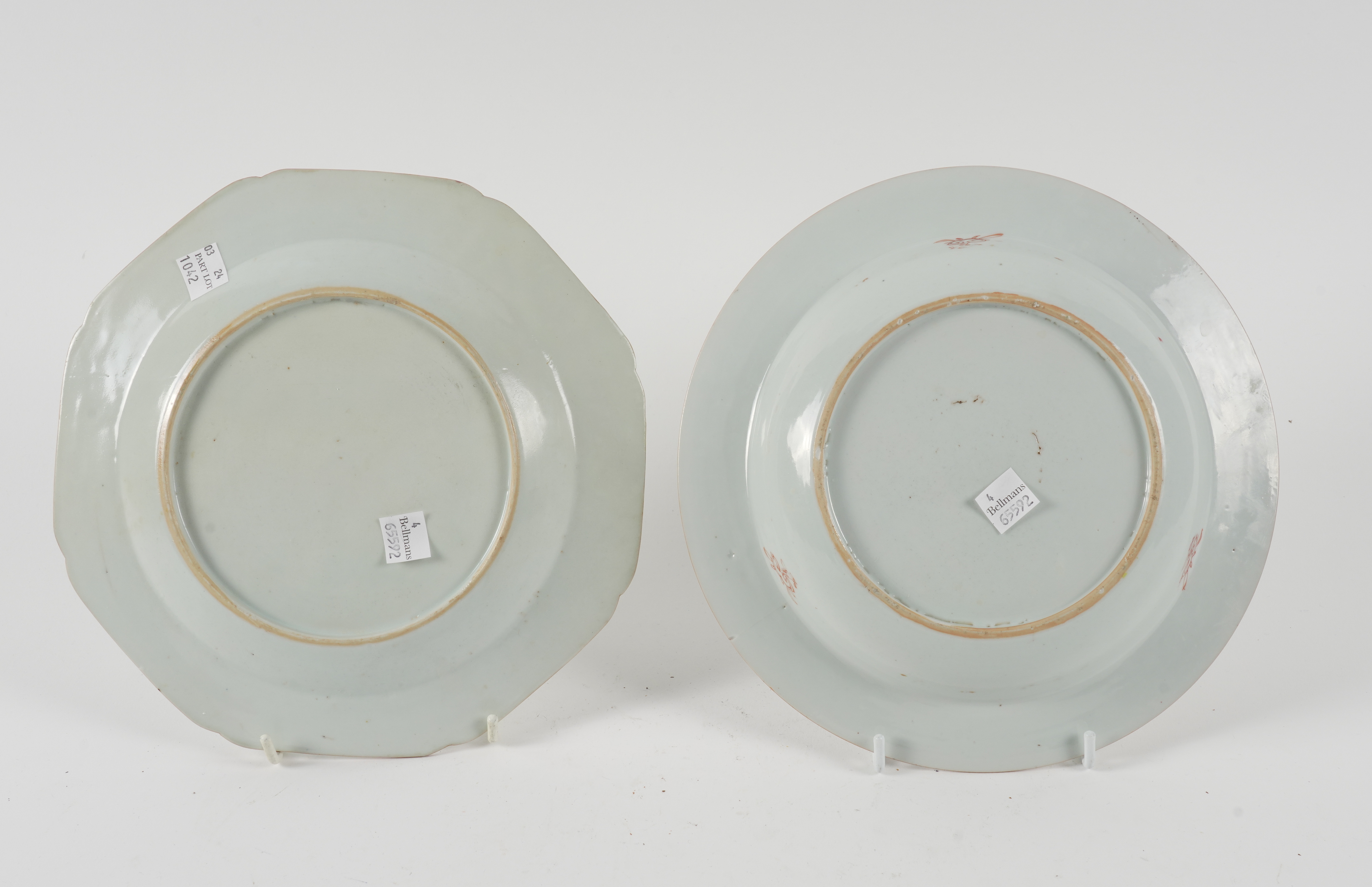 TWO CHINESE FAMILLE ROSE PLATES (2) - Image 3 of 3