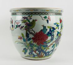 A CHINESE FAMILLE ROSE FISH BOWL