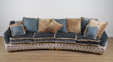 ZANABONI; AN ITALIAN CONCAVE SOFA