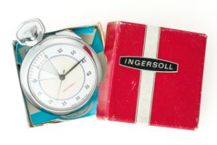 AN INGERSOLL YACHTSMAN BASE METAL OPENFACED STOP WATCH