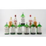 ELEVEN BOTTLES OF GIN INCLUDING GORDONS SPECIAL DRY AND BEEFEATER (11)