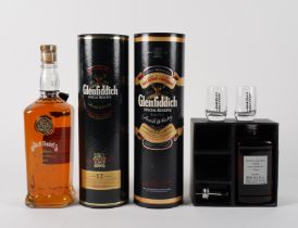 FOUR BOTTLES OF WHISKY INCLUDING A BOXED BOTTLE OF JACK DANIELS 1905 GOLD MEDAL (4)