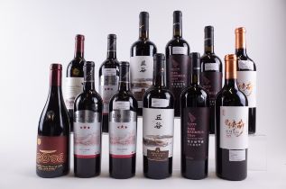 12 BOTTLES CHINESE AND JAPANESE RED WINE