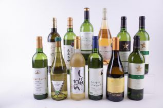 11 BOTTLES JAPANESE WHITE AND 1 ORANGE WINE