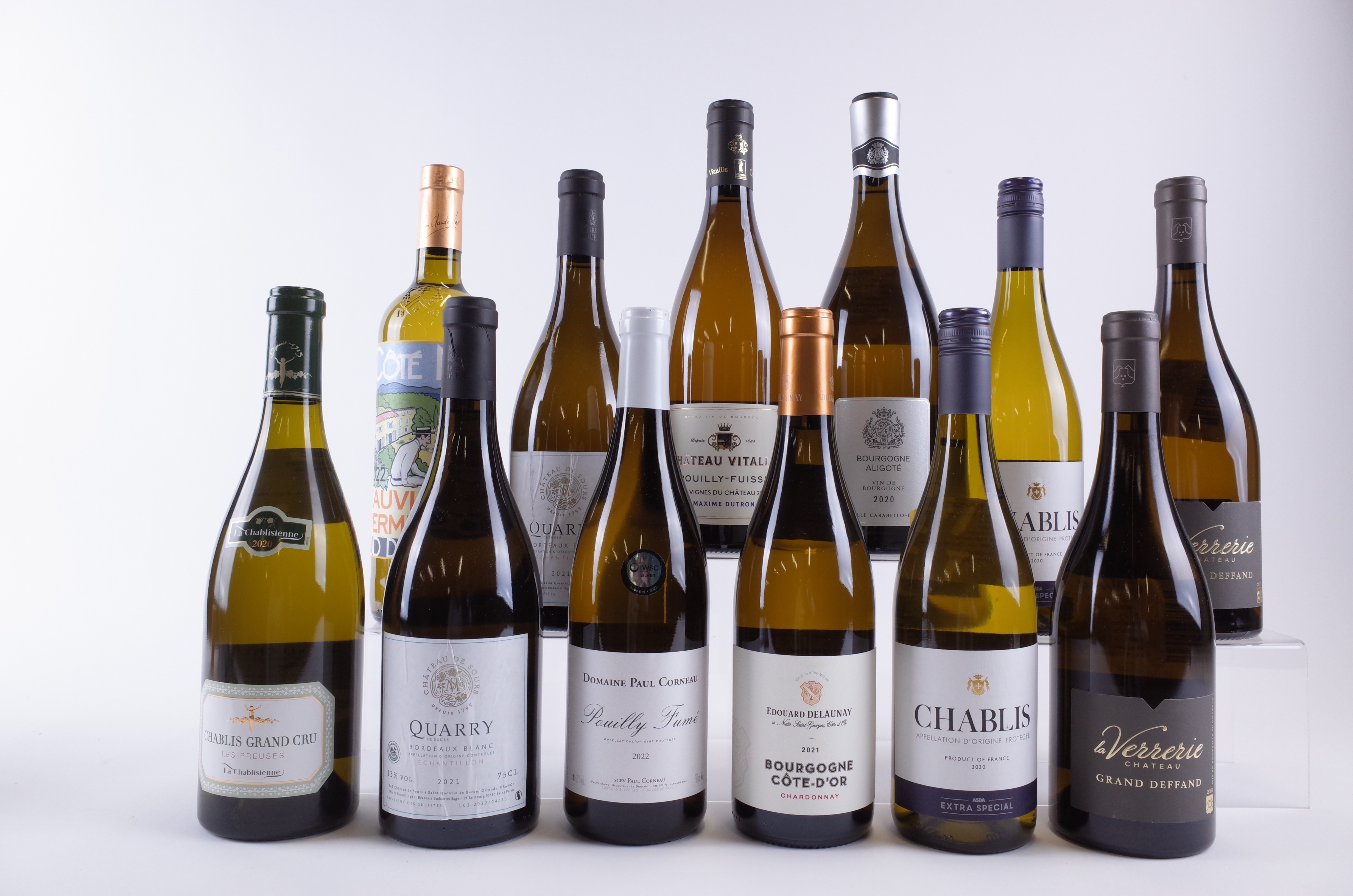 12 BOTTLES FRENCH WHITE WINE