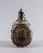 AN ASIAN DECORATED HAIG DIMPLE WHISKY BOTTLE DECANTER