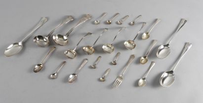 A GROUP OF SILVER, FOREIGN AND PLATED WARES (23)