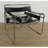 FASSEM; AFTER MARCEL BREUER, A WASSILY CHAIR
