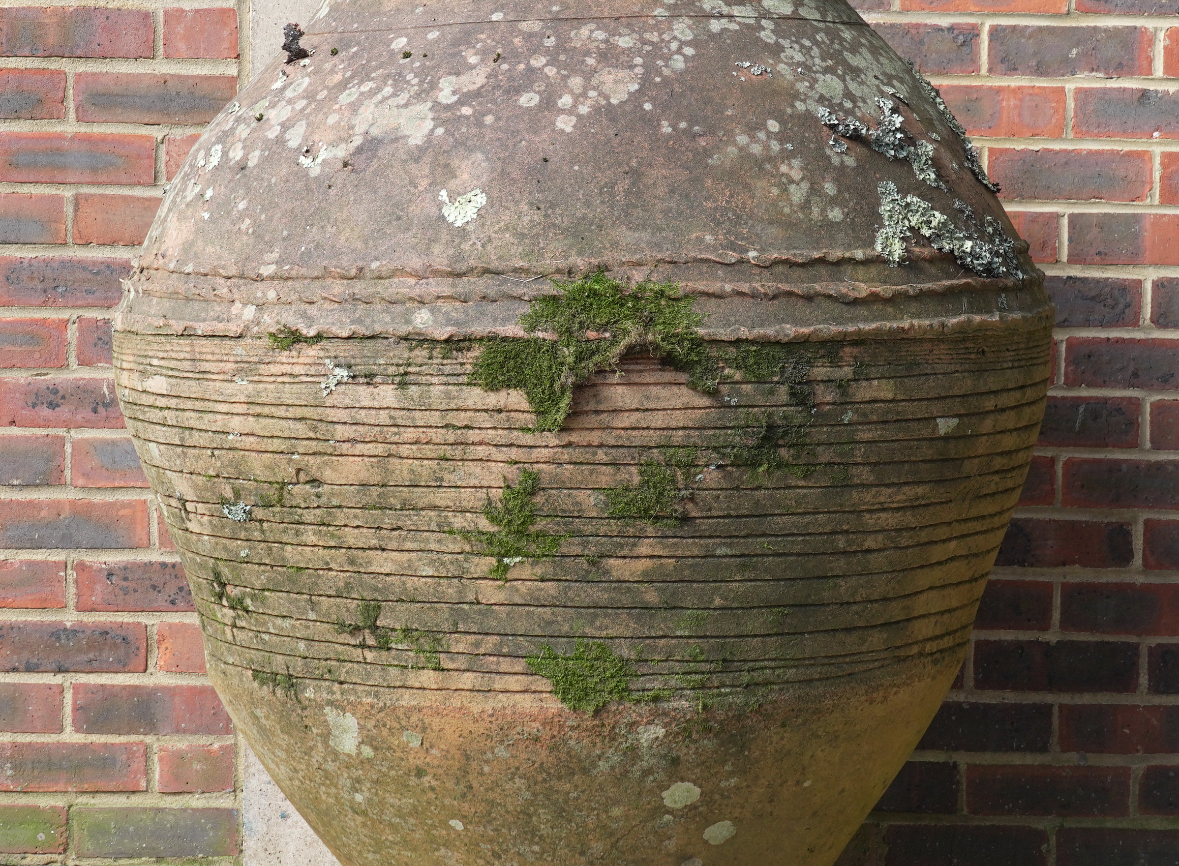 A LARGE TERRACOTTA OIL JAR - Image 4 of 4