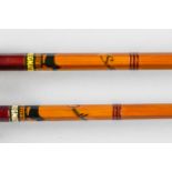 J.S SHARPE OF ABERDEEN: SCOTTE SPLIT CANE FLY ROD AND FEATHER WEIGHT FLY ROD (2)