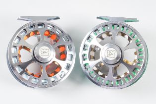 HARDY BROTHERS: TWO ULTRA LIGHT 4000DD FLY FISHING REELS (2)
