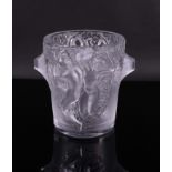 `GANYMEDE'. A LALIQUE FROSTED GLASS CHAMPAGNE BUCKET