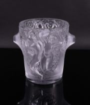 `GANYMEDE'. A LALIQUE FROSTED GLASS CHAMPAGNE BUCKET