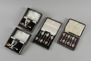 A GROUP OF SILVER (5)