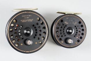 HARDY BROTHERS: TWO VISCOUNT DISK FLY REELS (2)