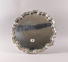 A SILVER SALVER