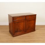 A 19TH CENTURY MAHOGANY SIDE CABINET