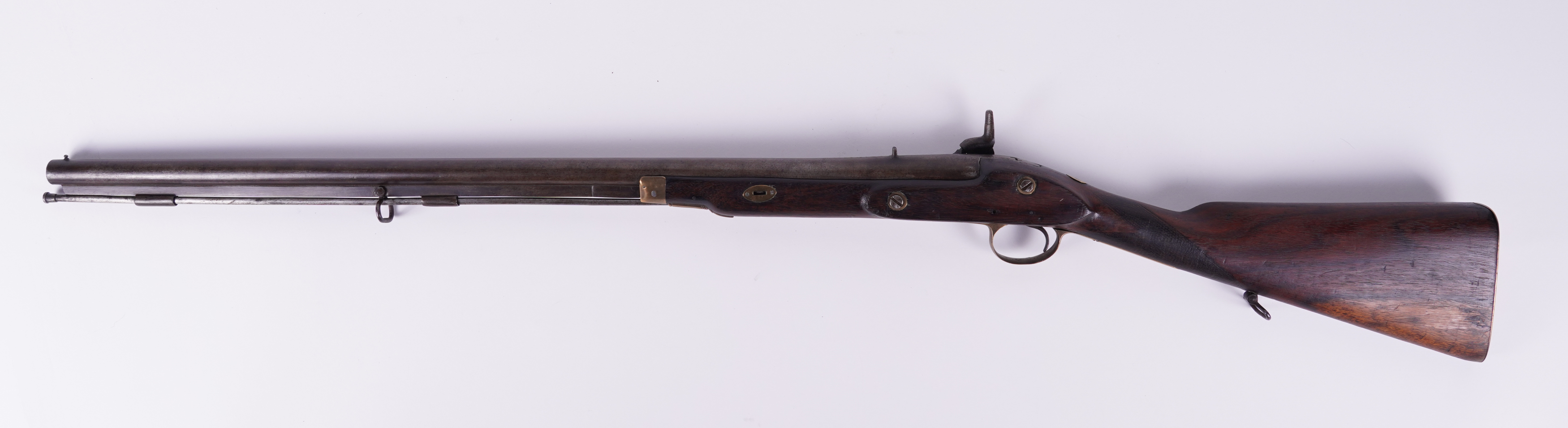 A PERCUSSION ACTION RIFLE - Image 3 of 3