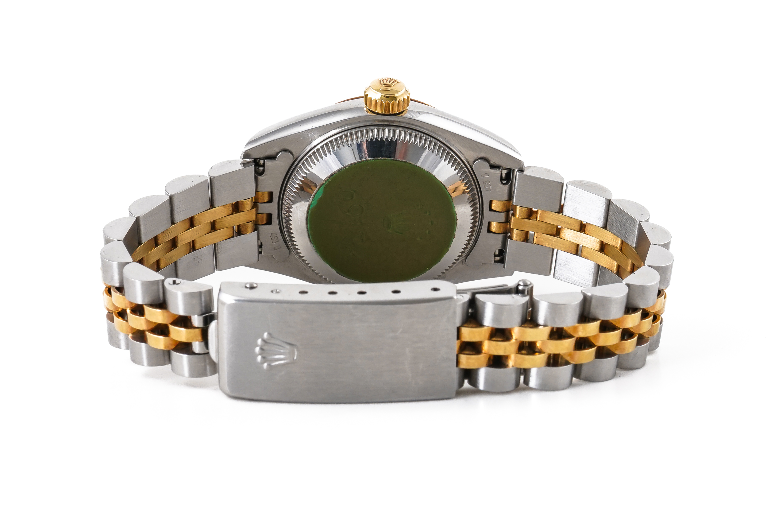 A LADY'S STEEL AND GOLD DATEJUST ROLEX WRISTWATCH - Image 5 of 6