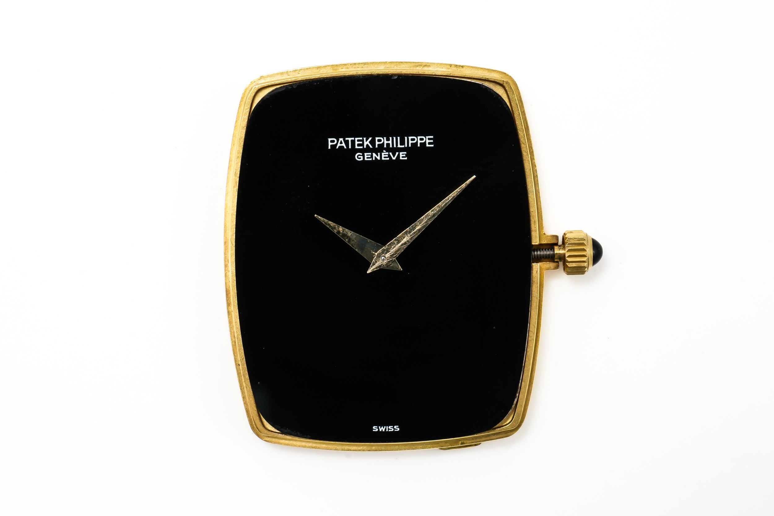 PATEK PHILIPPE 3729 GENTLEMAN'S GOLD WATCH WITH ONYX DIAL - Image 7 of 12