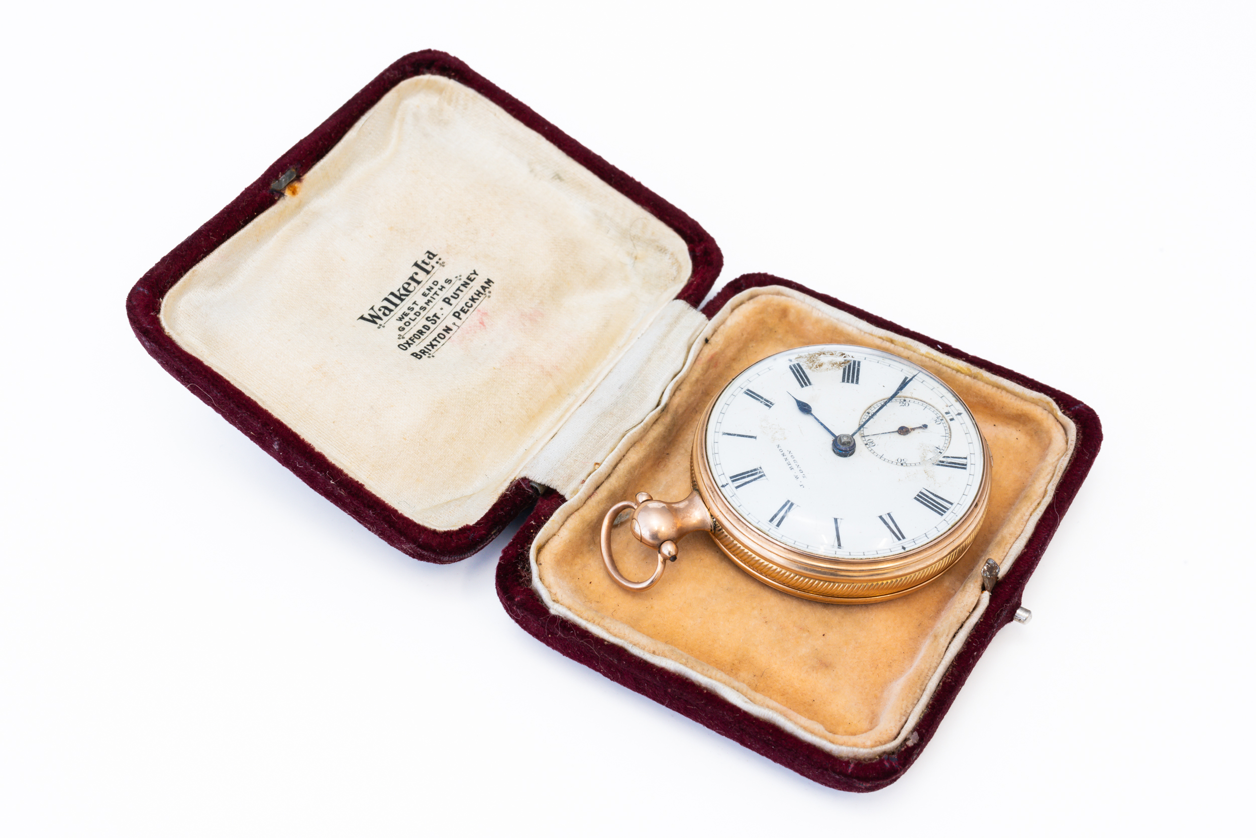 AN 18CT GOLD CASED OPENFACED POCKET WATCH - Image 4 of 4