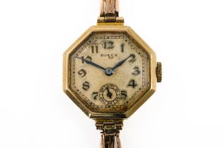 A LADY'S VINTAGE ROLEX WRISTWATCH